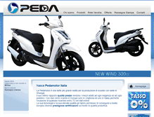 Tablet Screenshot of pedamotor-italia.com